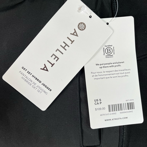 NWT Athleta Get Set Hybrid Joggers Small - Picture 4 of 4